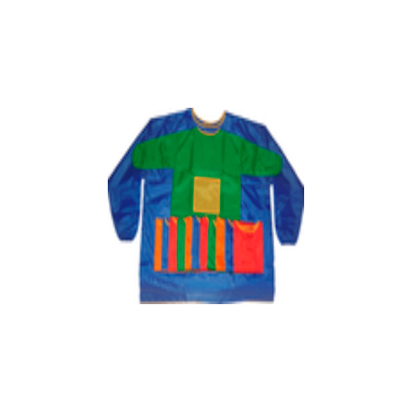 Arte tienda Kasper set de 12 batas  para clases de pintura para niños de 3 a 5 años y 1 para la maestra repelente al agua<