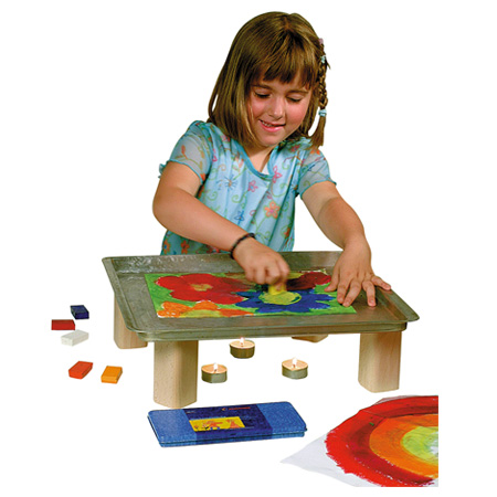 Arte tienda Kasper STOCKMAR caja de 1 6 diferentes colores/bloques 