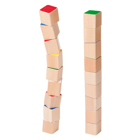 Material Didactico tienda Kasper juego de balancear Scgrägstapler 